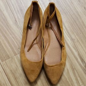 Madewell suede flats